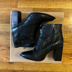 Madewell Collar-Stud Boots in Black - Size 7